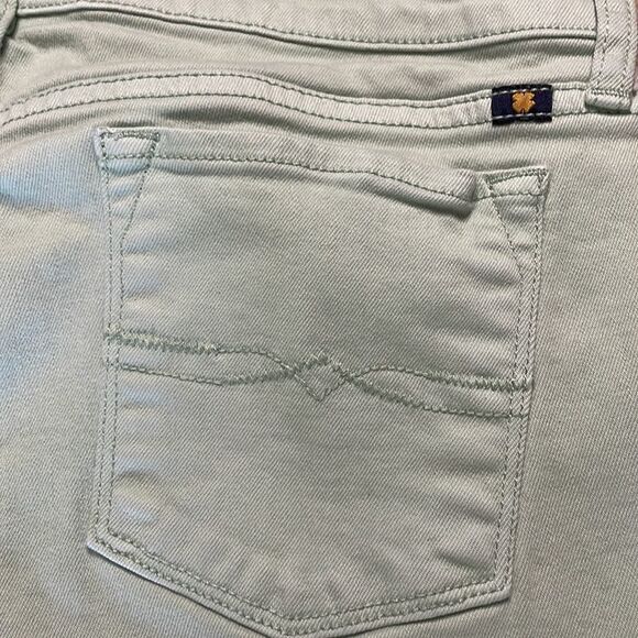 Lucky Brand Zoe Straight Crop Jeans in Mint Green sz 10/30 - Picture 8 of 16